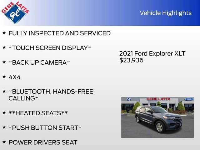 Certified 2021 Ford Explorer XLT image 32