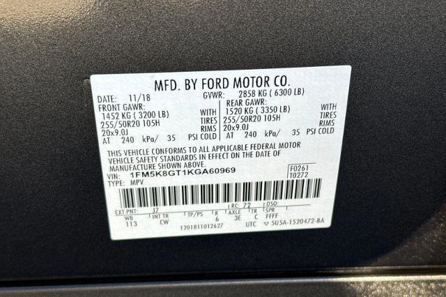 Certified 2019 Ford Explorer Sport image 39