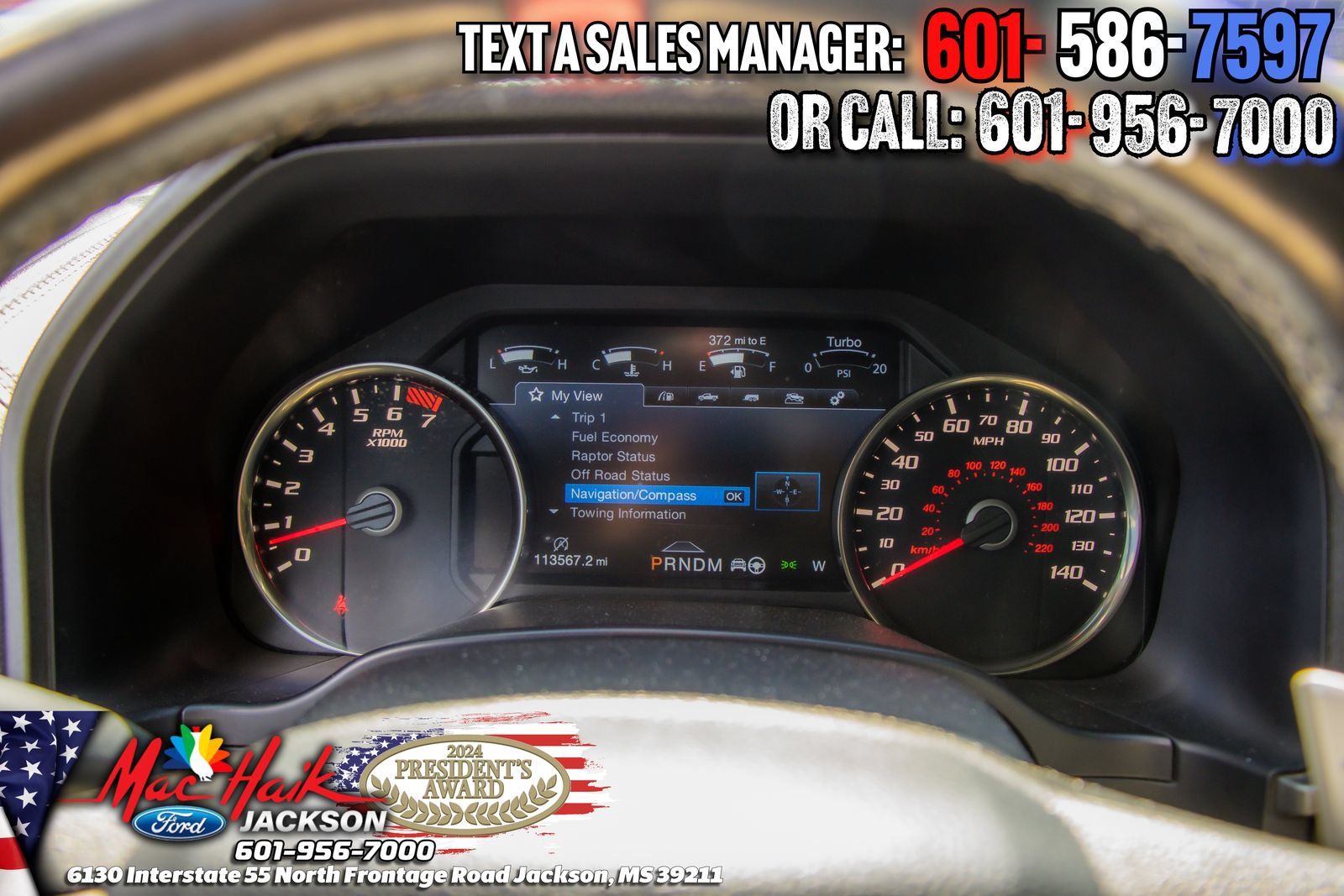 Certified 2019 Ford F150 Raptor w/ Equipment Group 802A Luxury AWD/4WD image 15