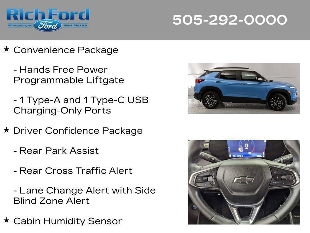 Used 2025 Chevrolet TrailBlazer ACTIV w/ Convenience Package AWD/4WD image 77