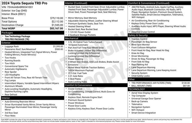 Used 2024 Toyota Sequoia TRD Pro AWD/4WD image 40