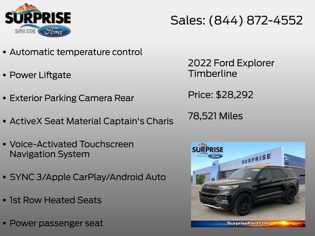 Certified 2022 Ford Explorer Timberline AWD/4WD image 13