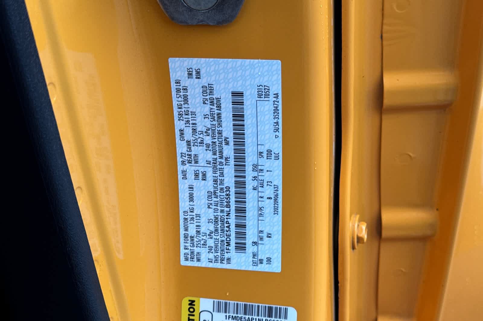 Certified 2022 Ford Bronco Outer Banks AWD/4WD image 30