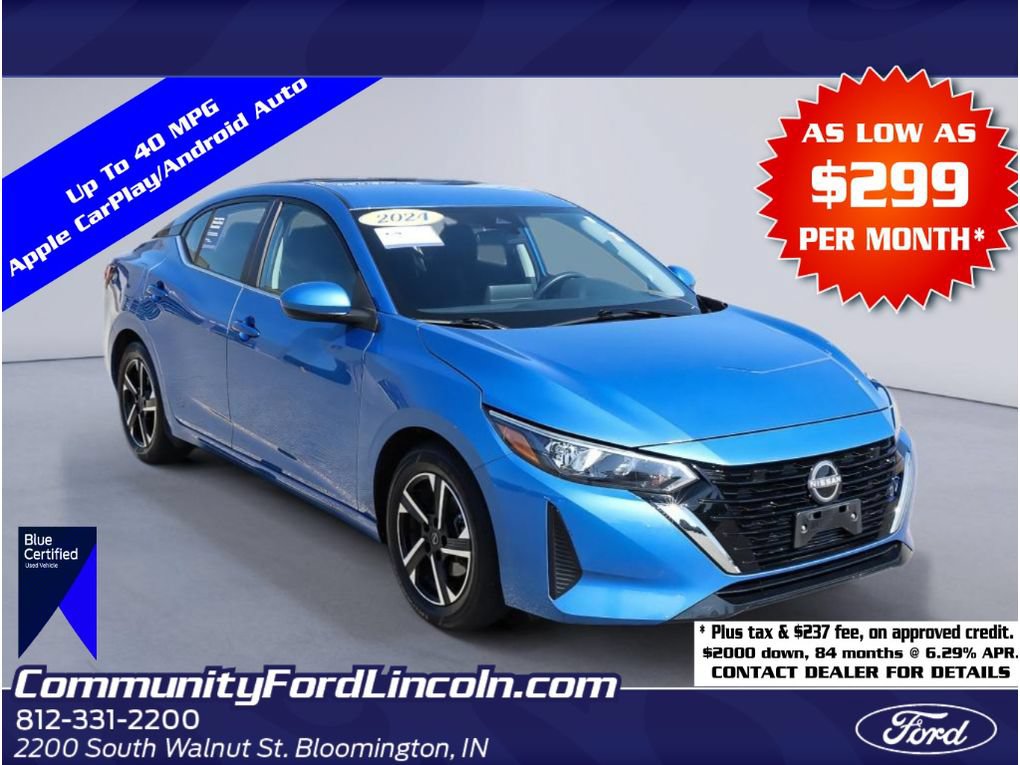 Used 2024 Nissan Sentra SV FWD image 1