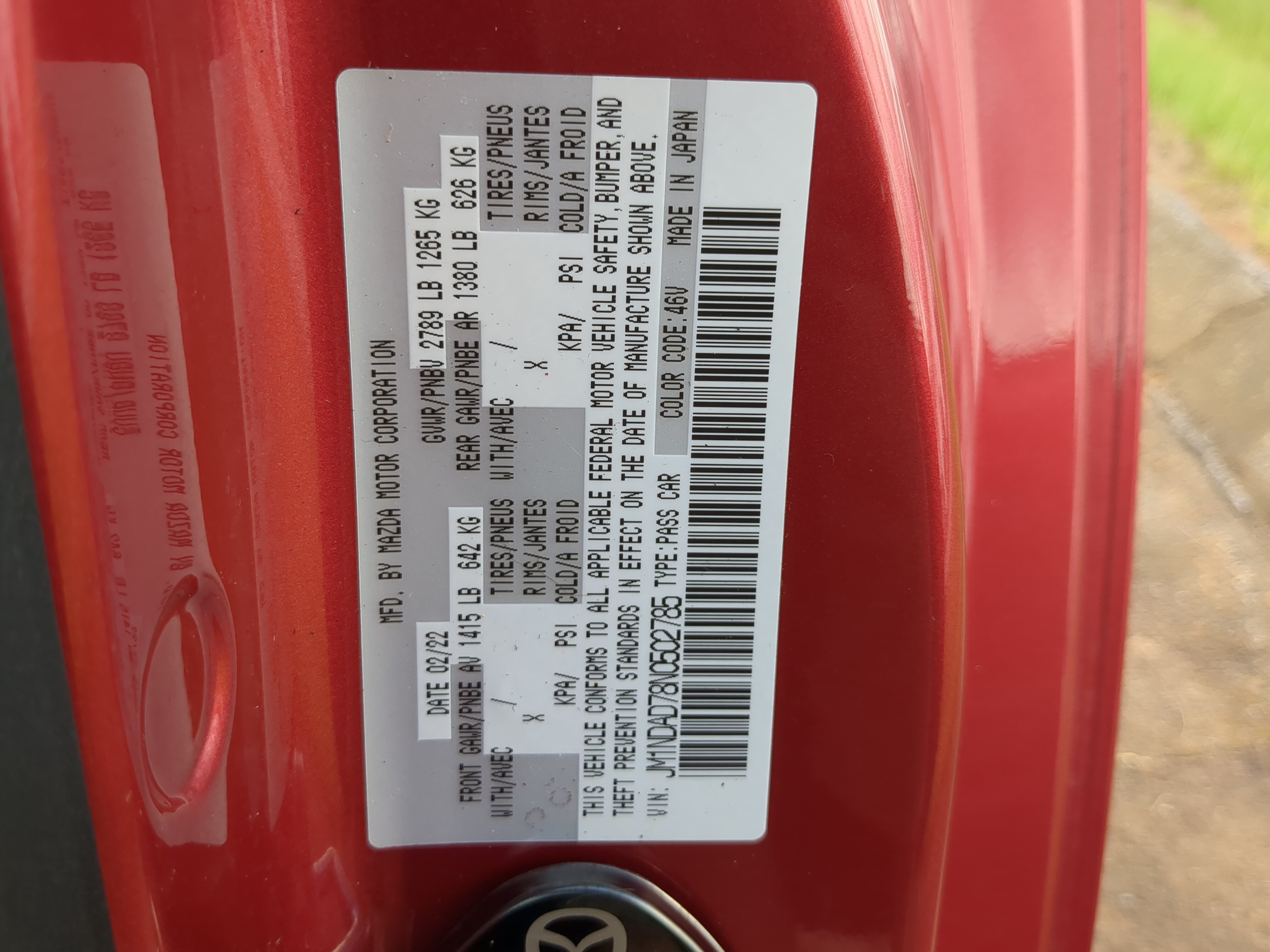 Used 2022 MAZDA MX-5 Miata Grand Touring w/ Weather Package RWD image 26