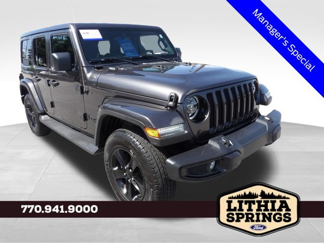 Used 2022 Jeep Wrangler Unlimited Sahara AWD/4WD image 1