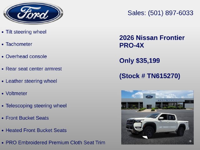 Used 2026 Nissan Frontier PRO-4X AWD/4WD image 32