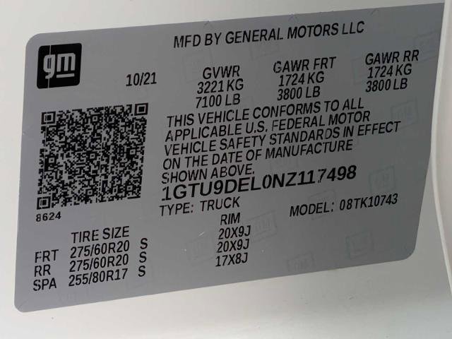Used 2022 GMC Sierra 1500 SLT w/ SLT Premium Plus Package AWD/4WD image 29