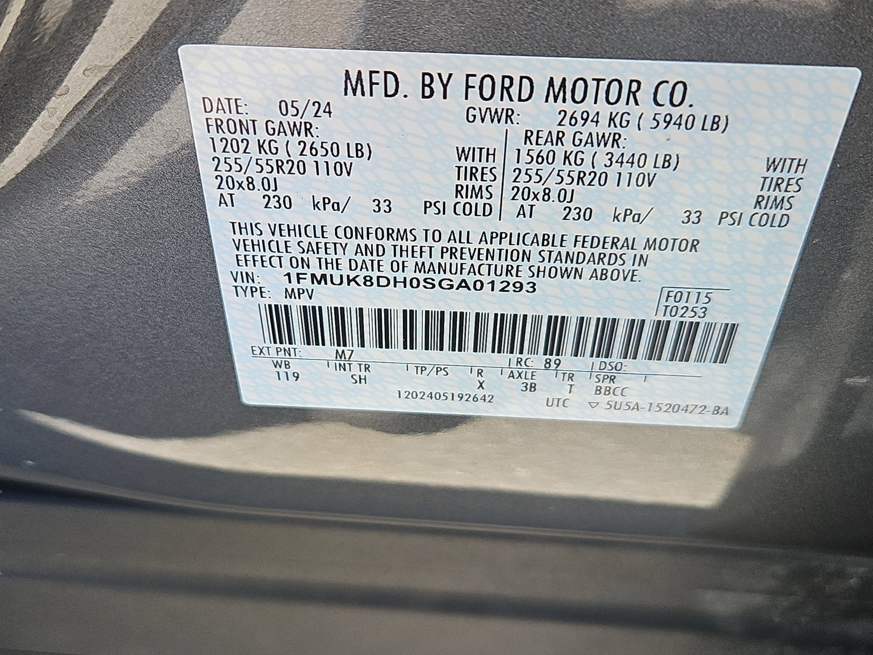 Certified 2025 Ford Explorer Active w/ Active Comfort Package AWD/4WD image 7