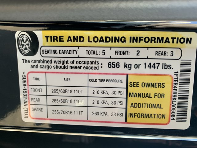 Certified 2019 Ford Ranger Lariat w/ Equipment Group 501A Mid AWD/4WD image 19