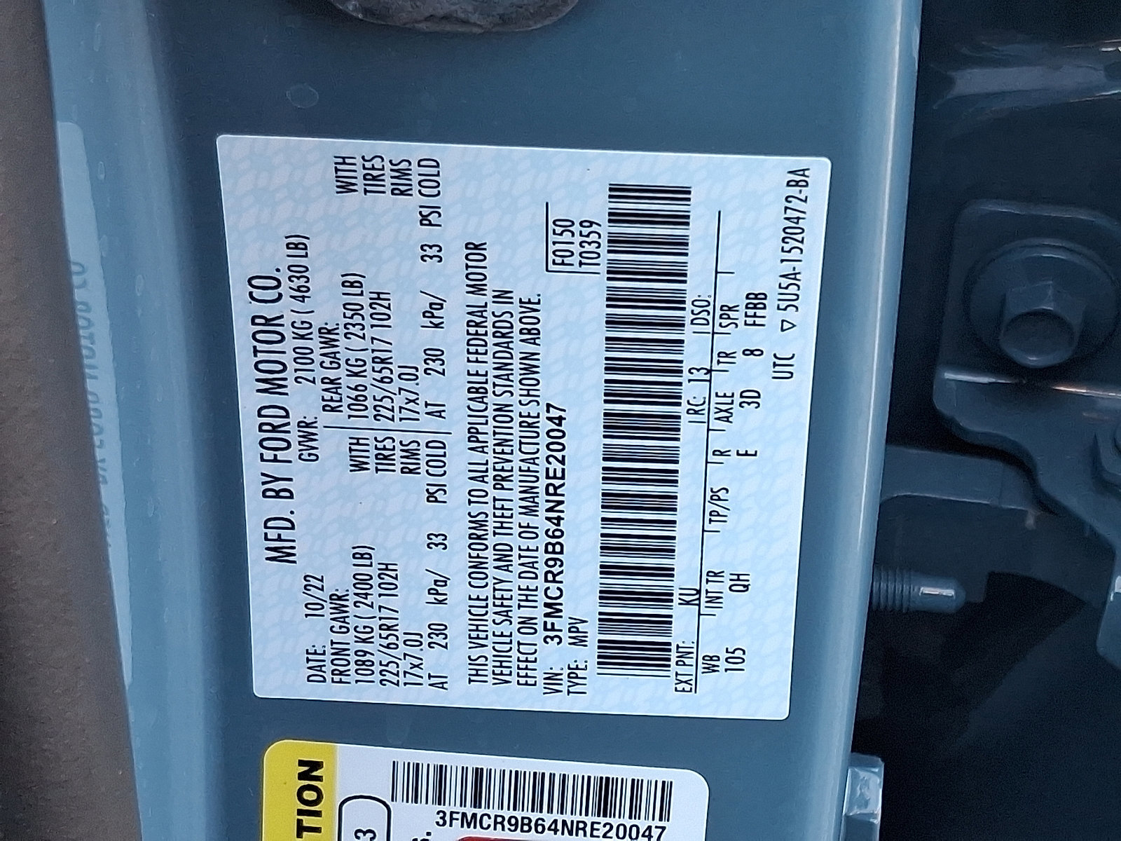 Certified 2022 Ford Bronco Sport Big Bend w/ Convenience Package image 27