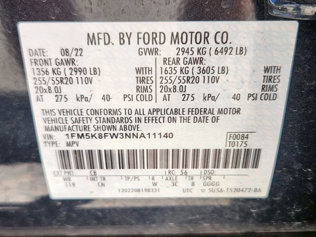 Certified 2022 Ford Explorer Limited w/ Hybrid Equipment Group 310A AWD/4WD image 29