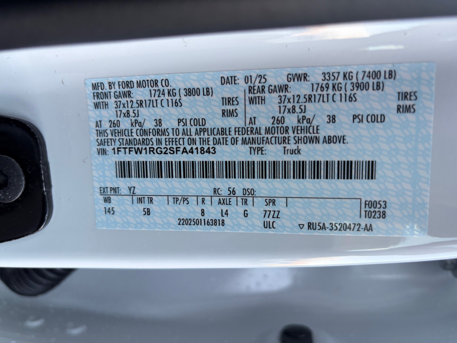 Certified 2025 Ford F150 Raptor AWD/4WD image 34