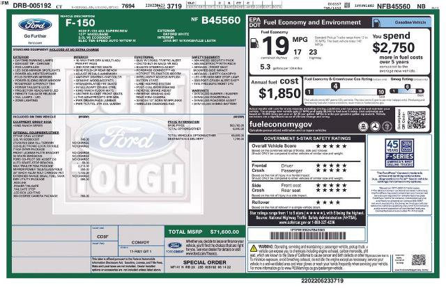 Certified 2022 Ford F150 King Ranch w/ Max Trailer Tow Package AWD/4WD image 2