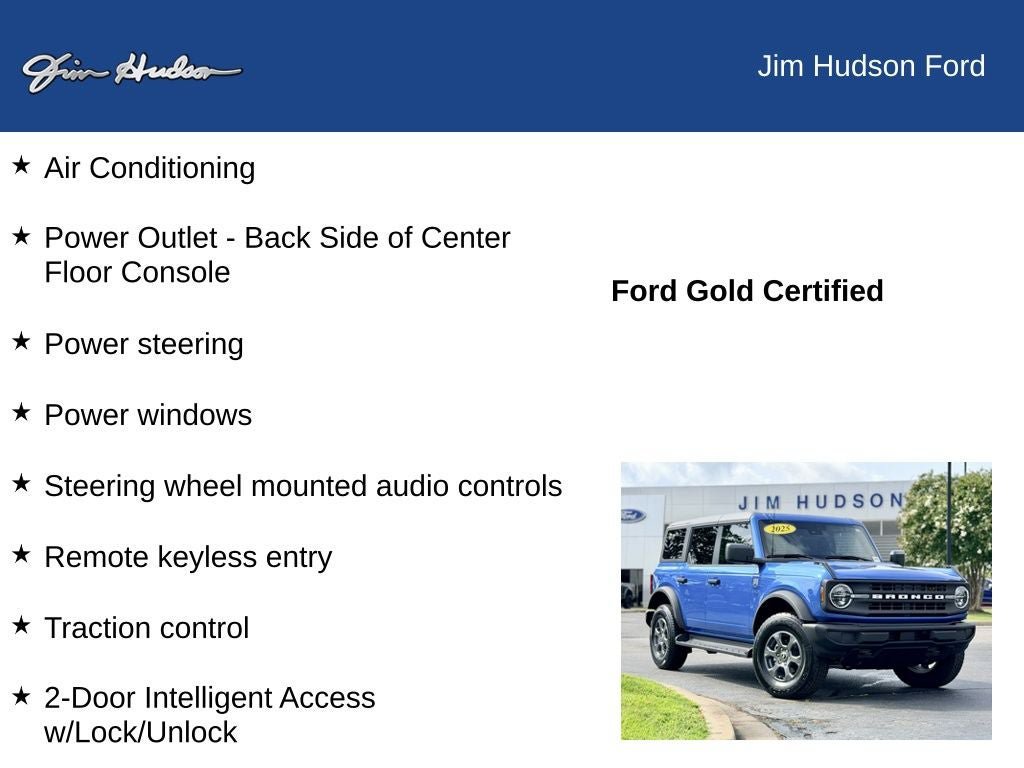 Certified 2025 Ford Bronco Big Bend AWD/4WD image 13