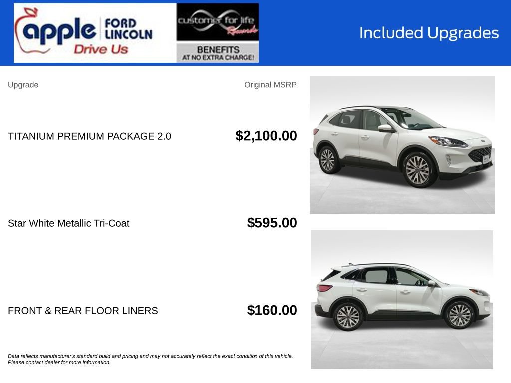 Certified 2020 Ford Escape Titanium w/ Titanium Premium Package 2.0 AWD/4WD image 4