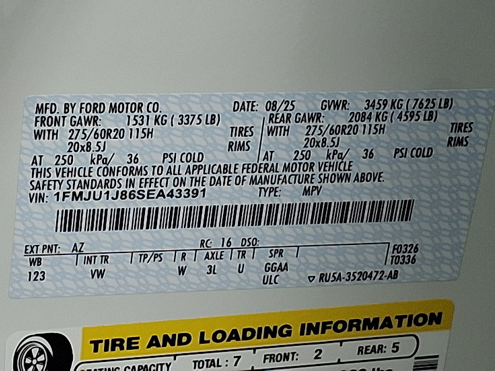 Certified 2025 Ford Expedition Active AWD/4WD image 27