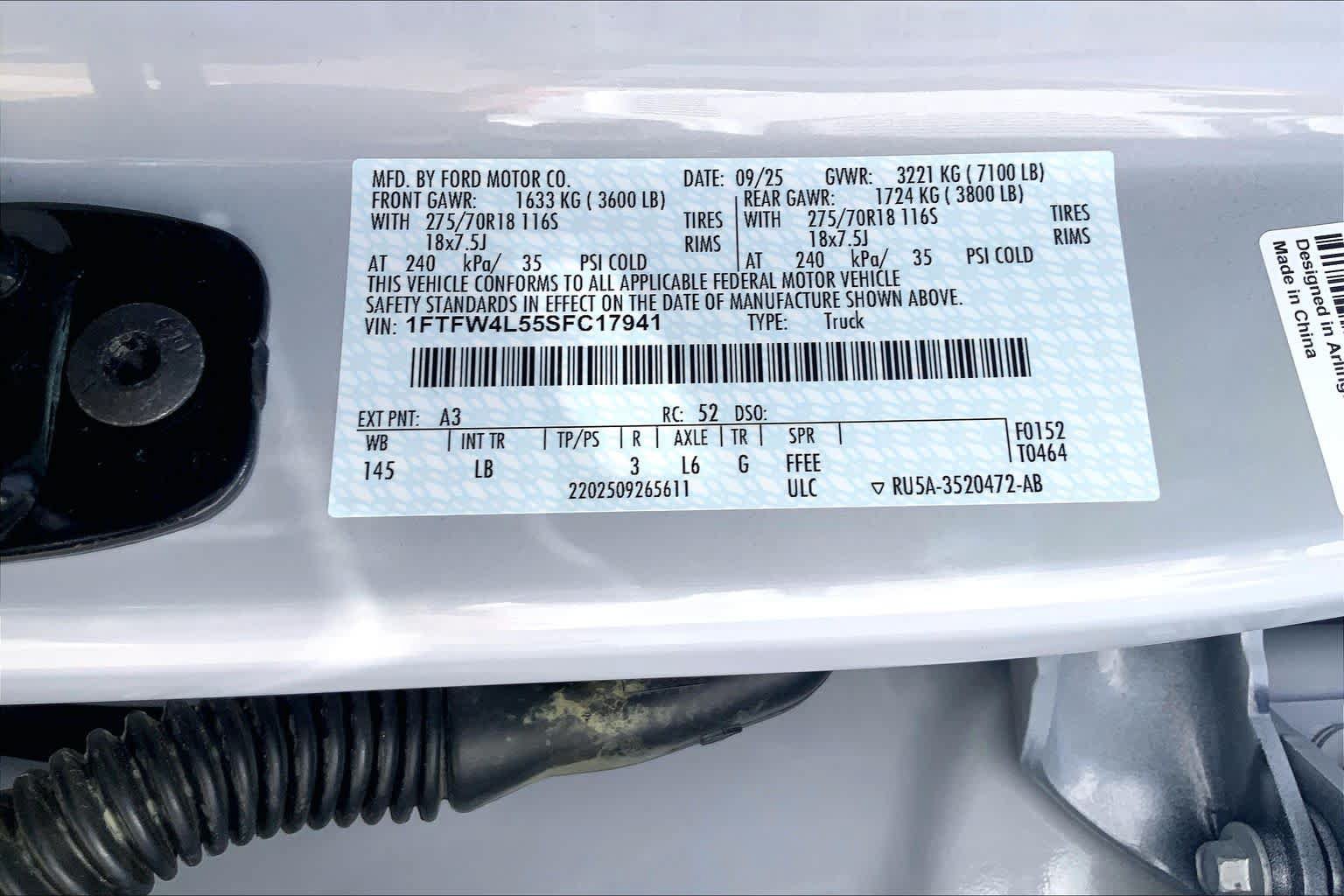 Certified 2025 Ford F150 Tremor AWD/4WD image 36