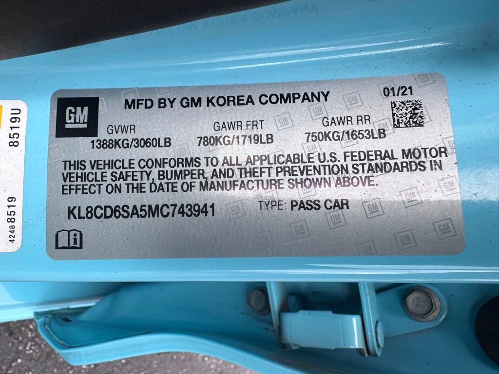 Used 2021 Chevrolet Spark LT image 36