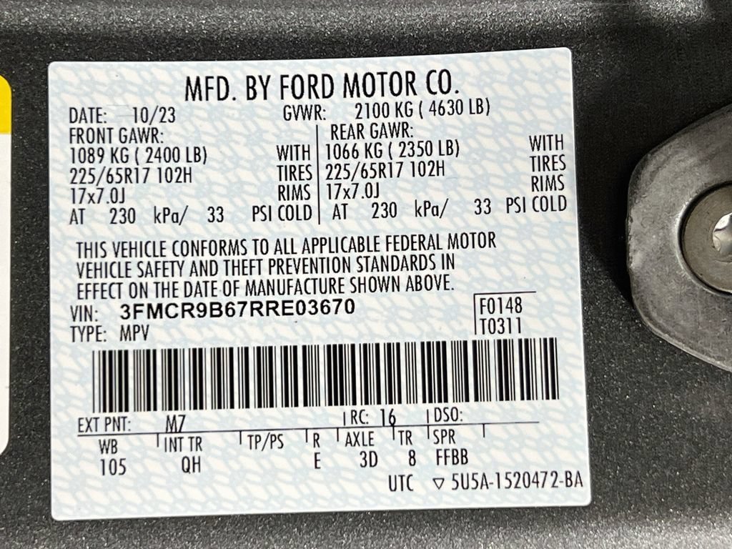 Certified 2024 Ford Bronco Sport Big Bend AWD/4WD image 31
