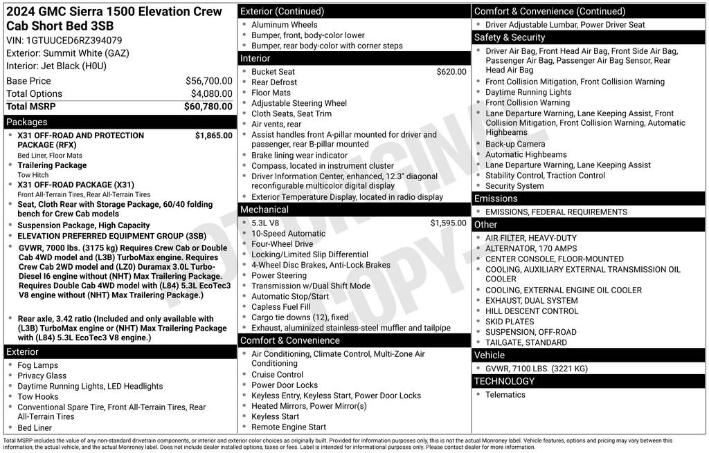 Used 2024 GMC Sierra 1500 Elevation