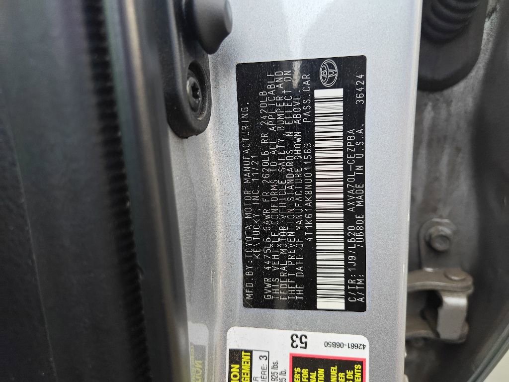 Used 2022 Toyota Camry XSE FWD image 15