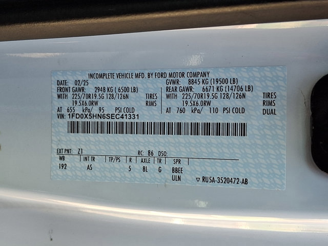 Certified 2025 Ford F550 L Pack Mason Dump w/ XL Chrome Package image 29