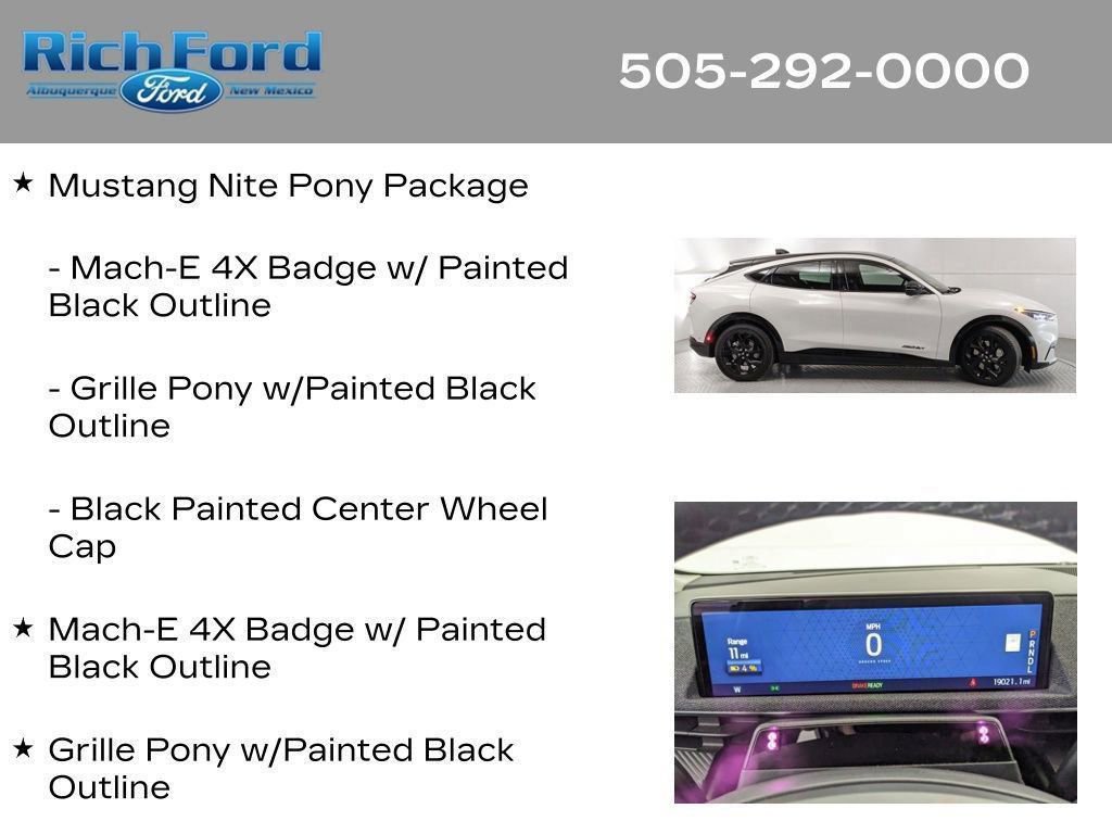 Certified 2023 Ford Mustang Mach-E Premium w/ Mustang Nite Pony Package AWD/4WD image 30
