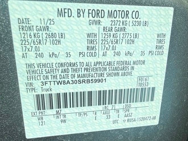 Certified 2025 Ford Maverick XL FWD image 30
