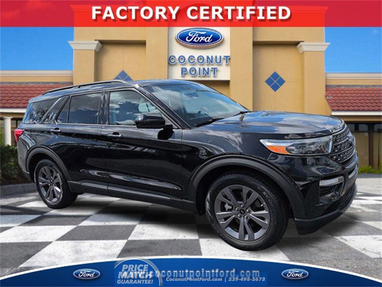 Certified 2023 Ford Explorer XLT w/ Equipment Group 202A image 7