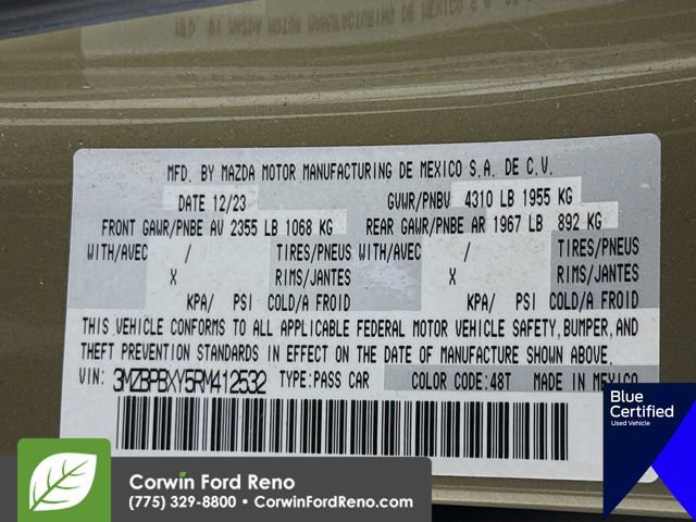 Used 2024 MAZDA MAZDA3 s image 36