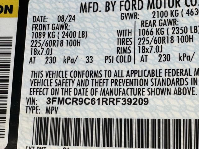 Certified 2024 Ford Bronco Sport Outer Banks AWD/4WD image 31