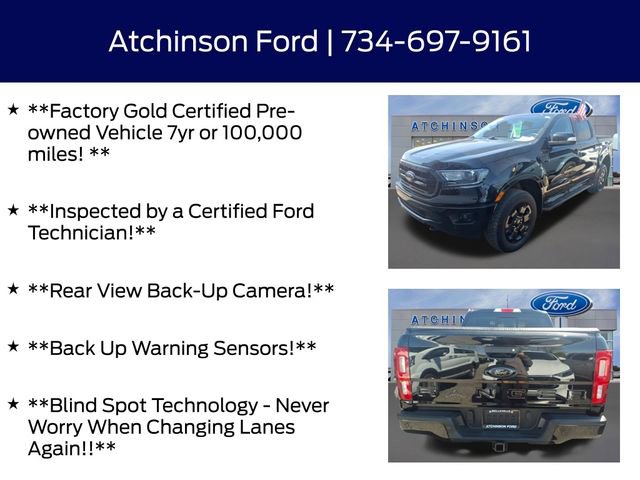 Certified 2021 Ford Ranger Lariat w/ Equipment Group 501A High AWD/4WD image 5