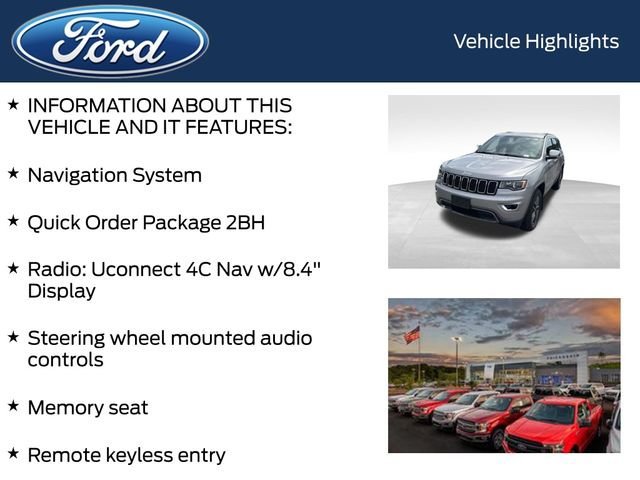 Used 2019 Jeep Grand Cherokee Limited AWD/4WD image 5
