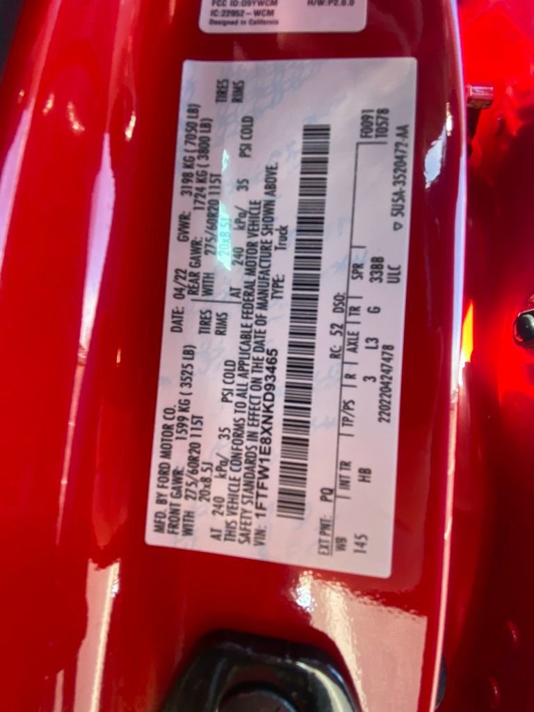 Certified 2022 Ford F150 Lariat w/ Equipment Group 502A High image 30