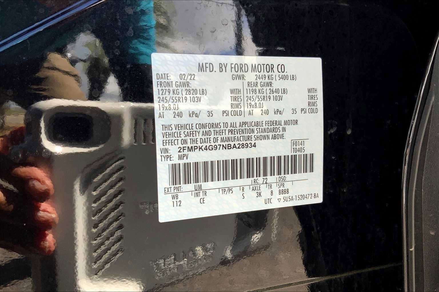 Certified 2022 Ford Edge SE w/ Black Appearance Package image 20