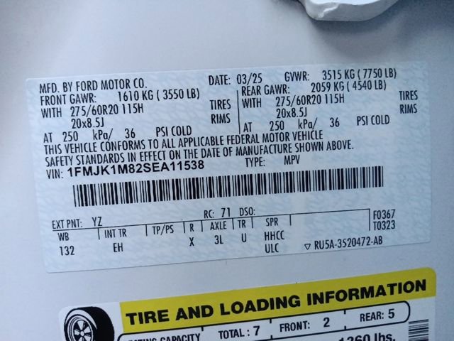 Certified 2025 Ford Expedition Max Platinum AWD/4WD image 41