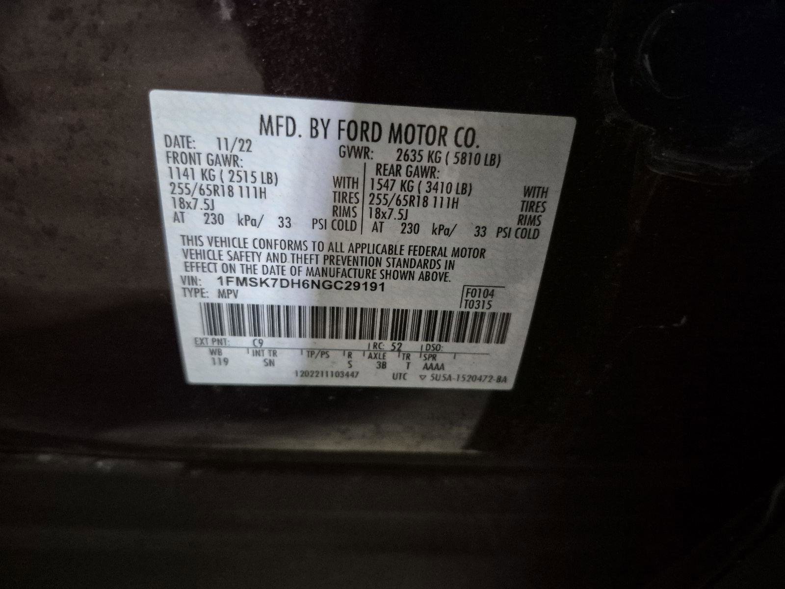 Certified 2022 Ford Explorer XLT w/ Equipment Group 202A image 27