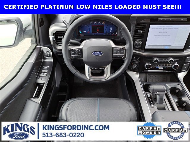 Certified 2024 Ford F150 Platinum w/ Equipment Group 702A High image 11