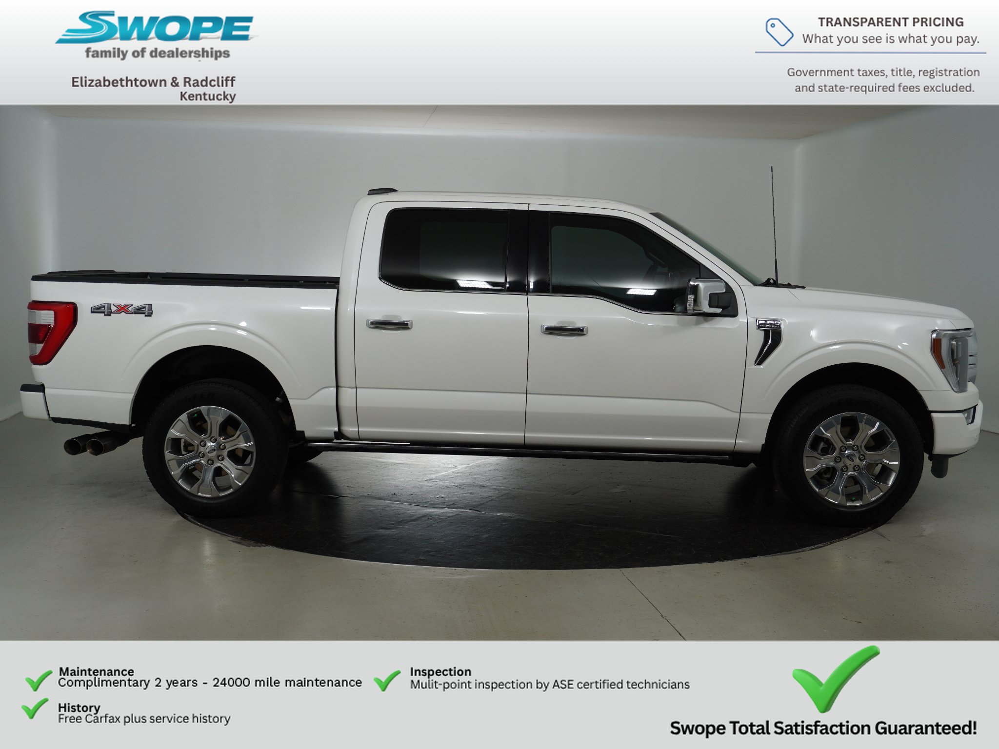 Certified 2022 Ford F150 Platinum w/ Bed Utility Package AWD/4WD image 2