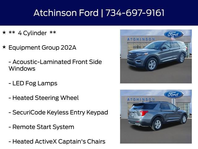 Certified 2023 Ford Explorer XLT w/ Equipment Group 202A image 12