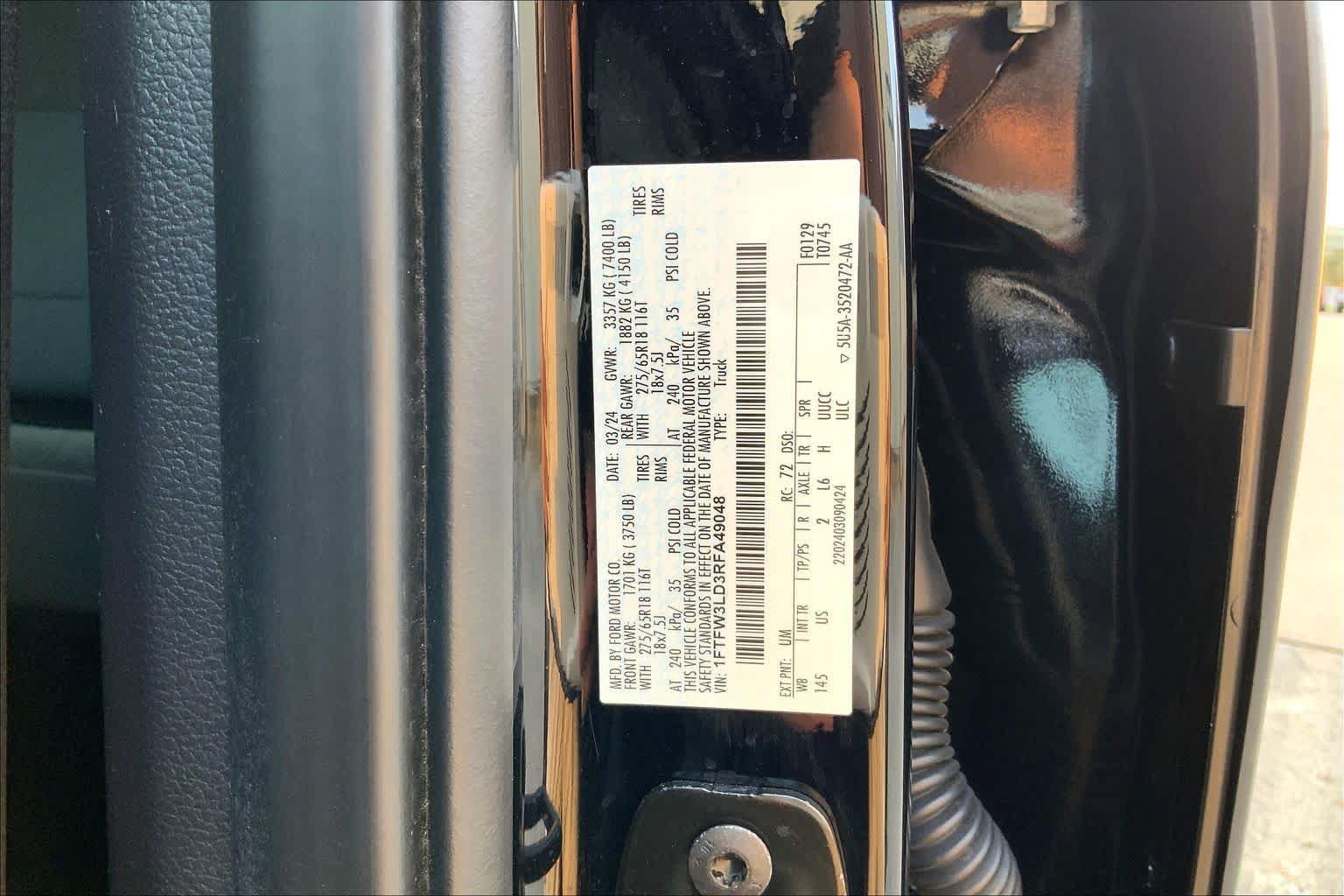 Certified 2024 Ford F150 XLT w/ Mobile Office Package AWD/4WD image 36