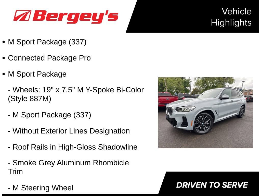 Used 2024 BMW X3 xDrive30i w/ Premium Package AWD/4WD image 5