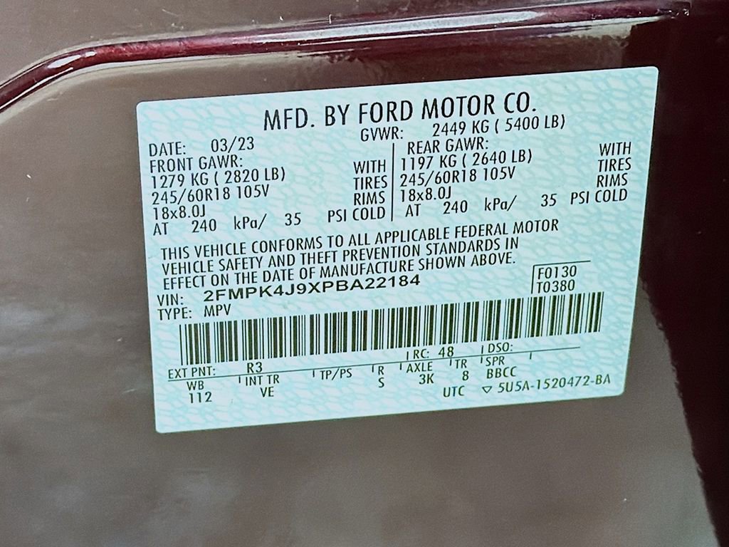 Certified 2023 Ford Edge SEL w/ Convenience Package AWD/4WD image 36