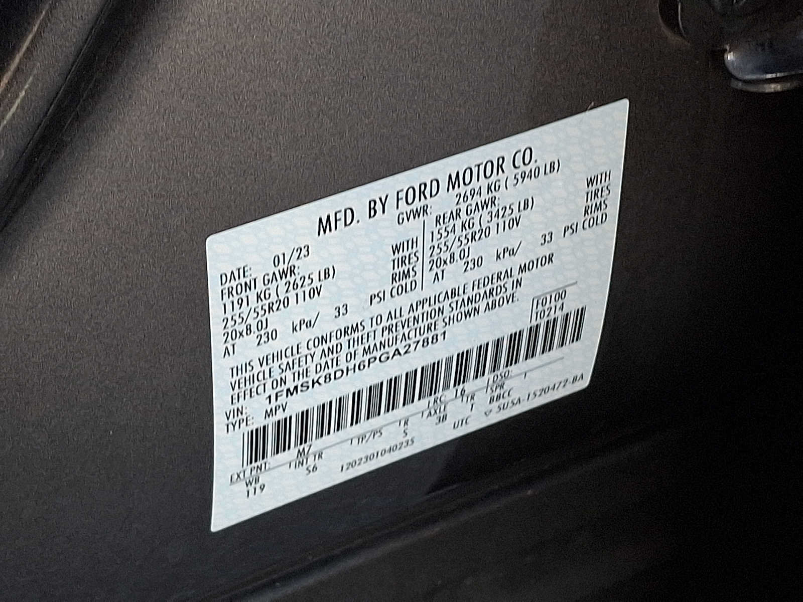Certified 2023 Ford Explorer XLT w/ Equipment Group 202A AWD/4WD image 26