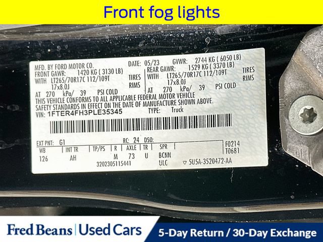 Certified 2023 Ford Ranger XLT w/ Tremor Off-Road Package AWD/4WD image 35