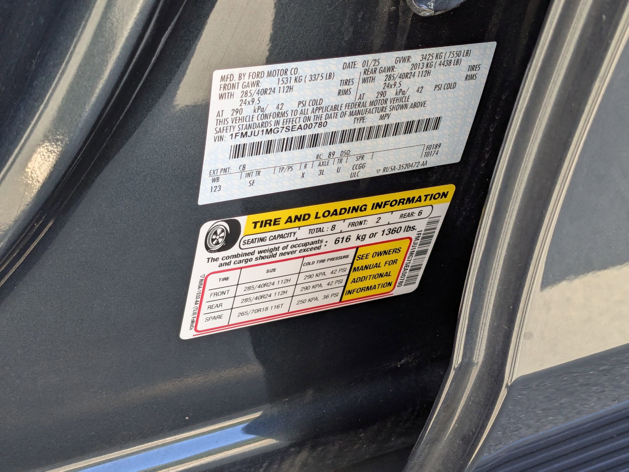 Certified 2025 Ford Expedition Platinum w/ Platinum Ultimate Package image 45