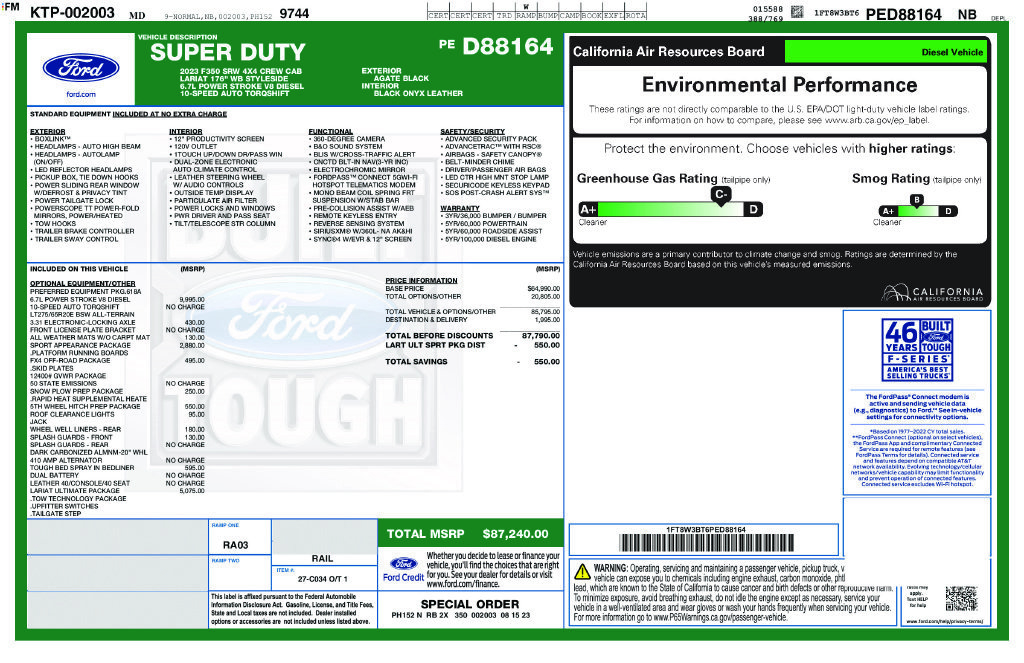 Certified 2023 Ford F350 Lariat w/ Lariat Ultimate Package AWD/4WD image 28