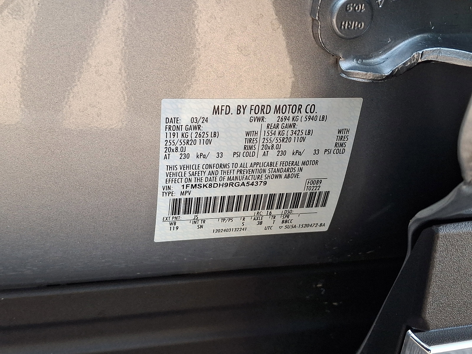 Certified 2024 Ford Explorer XLT w/ Equipment Group 202A image 27