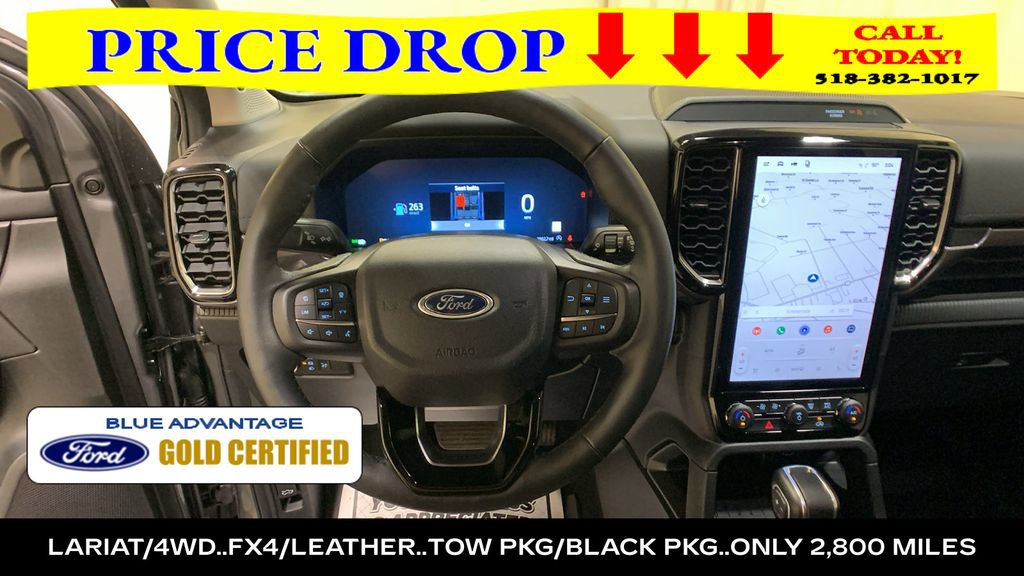 Certified 2025 Ford Ranger Lariat w/ FX4 Off-Road Package AWD/4WD image 33